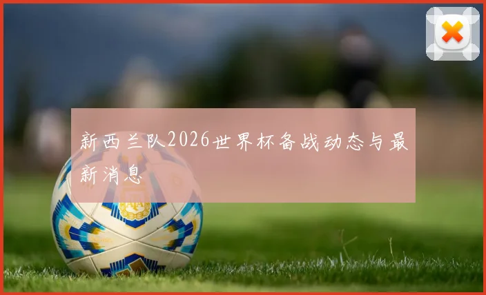 新西兰队2026世界杯备战动态与最新消息